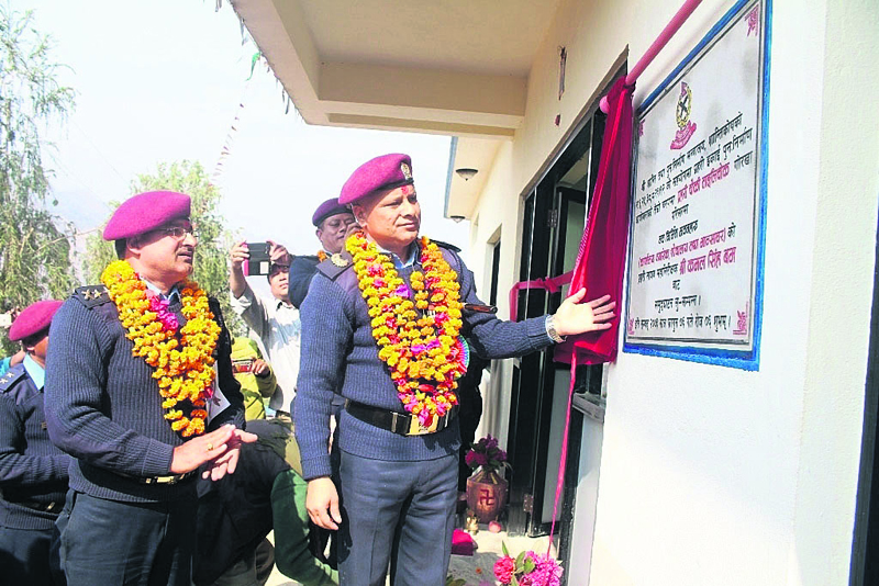 Rebuilding police posts starts in Gorkha